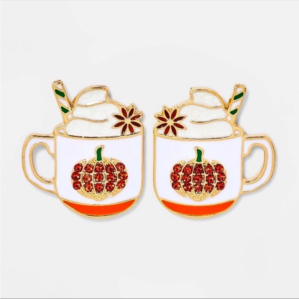 Sugarfix by BaubleBar Pumpkin to Talk About Earrings